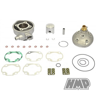 Kit cilindro YAMAHA 50 AEROX / JOG / MBK NITRO / MALAGUTI / ITALJET / BETA / BENELLI / APRILIA SR / MINARELLI horizontal / diâmetro 47.6 mm / 70 cc / 10 mm / curso original - ATHENA